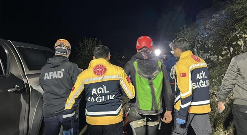 Ispartada Yazılı Kanyonda mahsur kalmışlardı 3 İHH gönüllüsü kurtarıldı