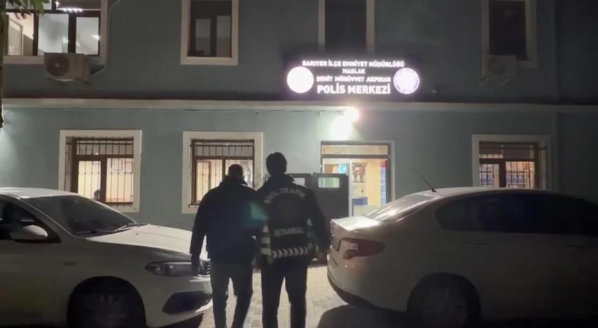 Sarıyer’de trafikte dehşet Baba çabuk diye bağıran çocuğun sesi kamerada