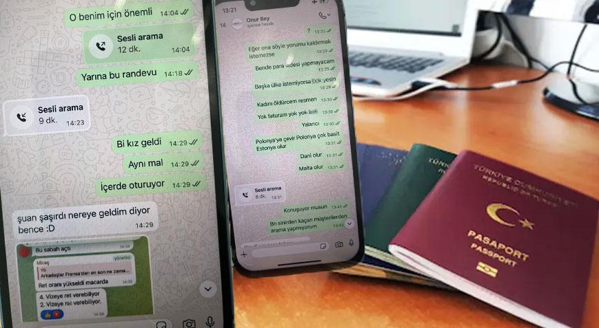 Vize randevusunda 370 milyon TL’lik vurgun Yazışmalar ortaya çıktı: Bir kız geldi aynı mal