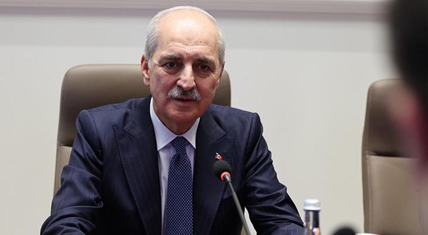 TBMM Başkanı Kurtulmuş, Bişkekte KKTC Cumhuriyet Meclisi Başkanı Öztürkler ile görüştü