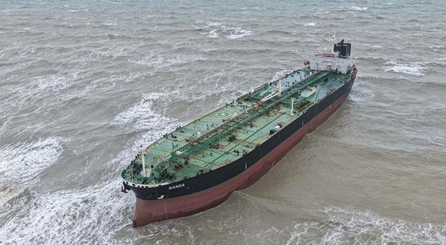 Ulaştırma ve Altyapı Bakanlığı duyurdu: Sarıyerde sürüklenen tanker kurtarıldı