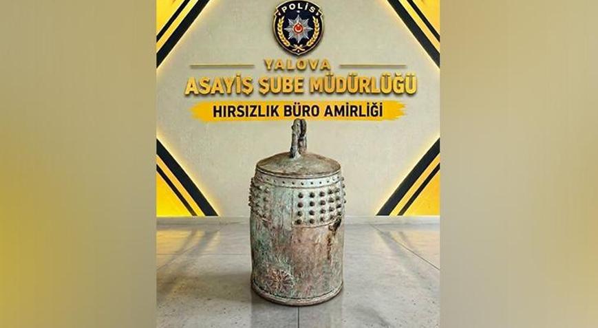 Yalovada çalınan 37 yıllık Japon Barış Çanı 35 gün sonra hurdacıda bulundu