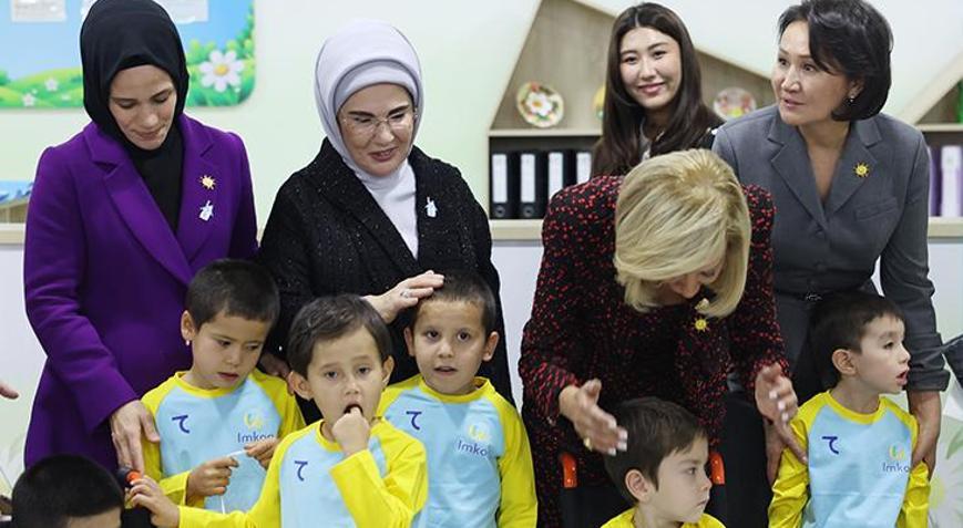 Emine Erdoğan Semerkant’ta Özel gereksinimli çocuklar için önemli adım