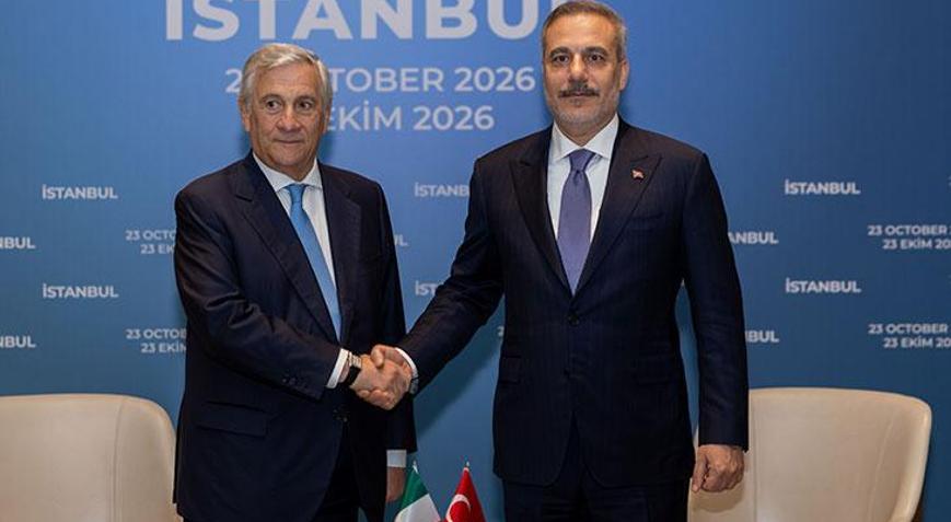 Dışişleri Bakanı Hakan Fidan, İtalya Başbakan Yardımcısı ve Dışişleri Bakanı Tajani ile görüştü