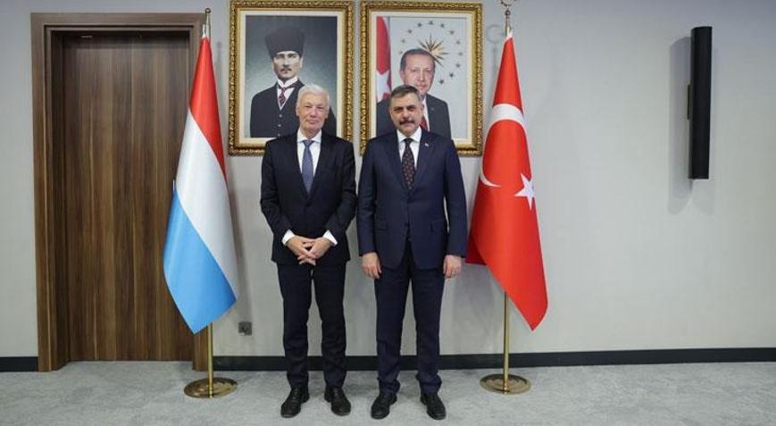 İçişleri Bakanı Çiftçi, Lüksemburg Temsilciler Meclisi Başkanı Wiseler ile görüştü