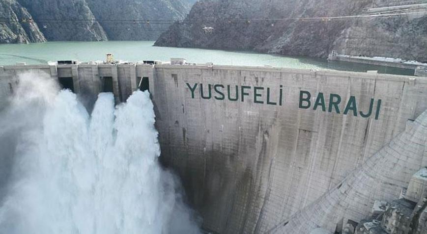 Kurak yılda rekor üreten Yusufeli, dört barajın da verimini artırdı