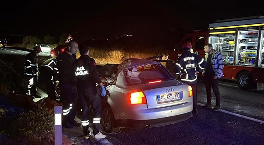 Yer: Nevşehir TIRa arkadan çarpan otomobilde 2 ölü