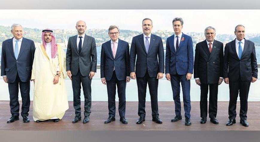 8 ülkenin bakanından İstanbul’dan ortak çağrı: Bölgesel çatışmalar diplomasiyle çözülmeli
