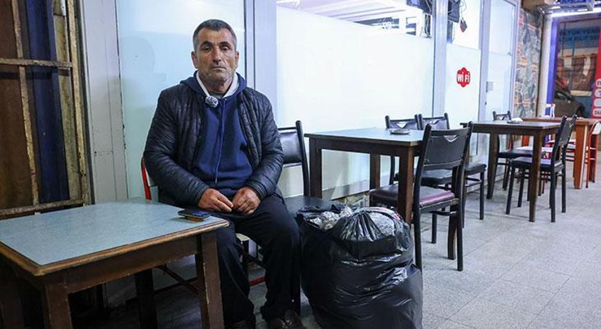 12 yıldır Esenler Otogarında yaşıyor Tek isteği sıcak bir yuva ve iş