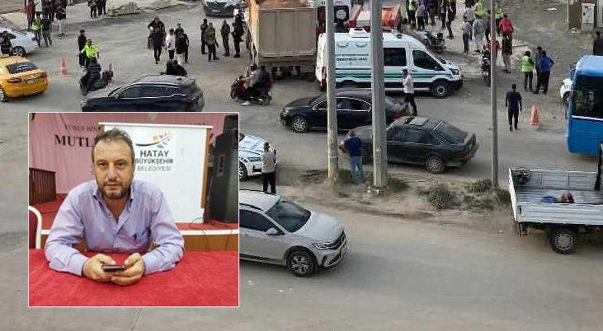 Hatayda feci kaza: Hafriyat kamyonunun altında kalan motosikletli hayatını kaybetti