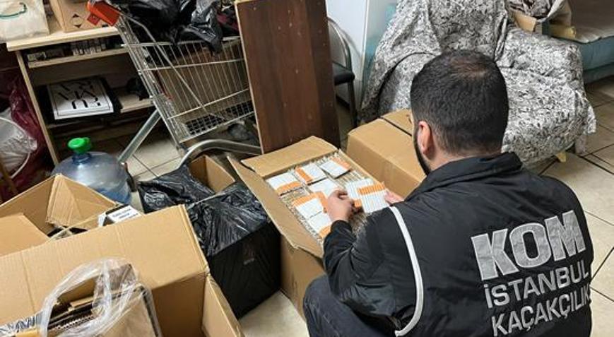 İstanbulda kaçak tütün operasyonu 12 şüpheli hakkında gözaltı kararı