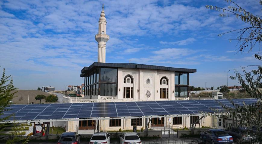 Ankarada bir cami güneş enerjisiyle elektrik faturasını sıfırladı