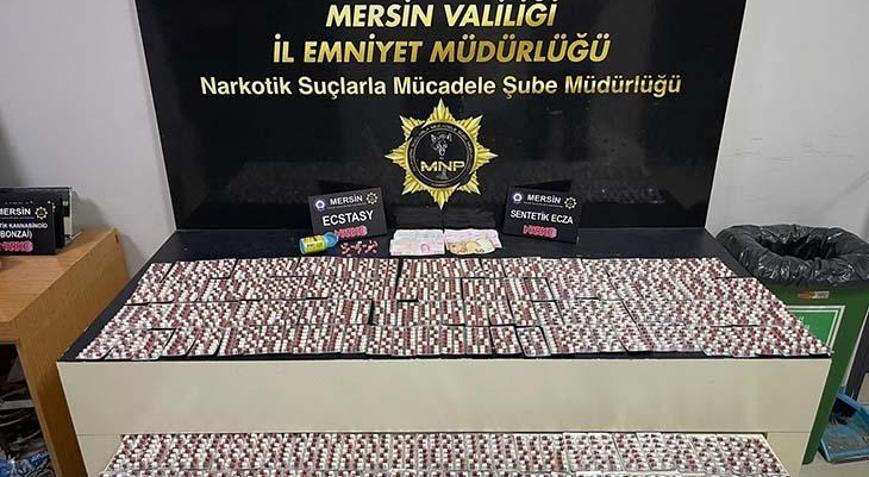 Mersinde uyuşturucu operasyonu: Gözaltına alınan 8 kişiden 7si tutuklandı