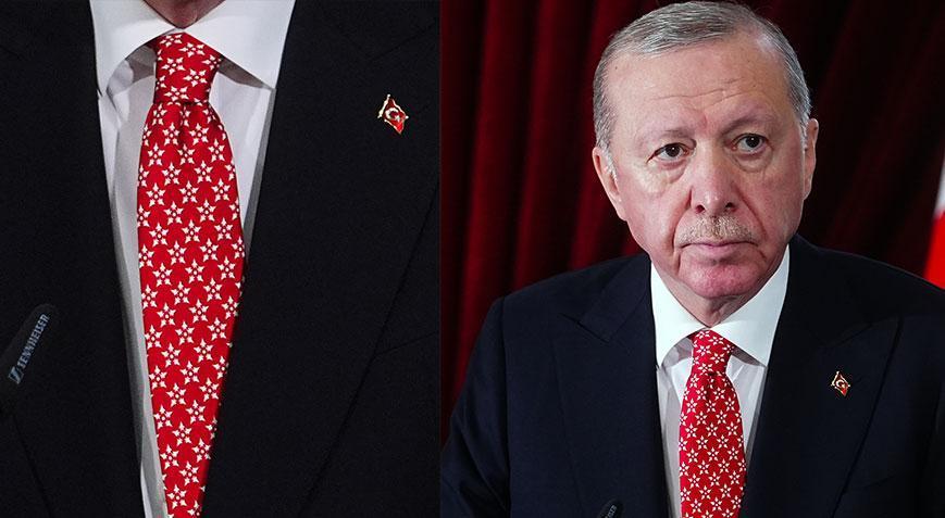 Cumhurbaşkanı Erdoğandan 29 Ekimde KAAN mesajı Kravatındaki detay dikkat çekti