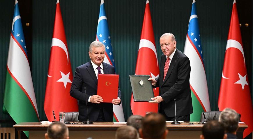 Türkiye ile Özbekistan arasında 5 anlaşma imzalandı