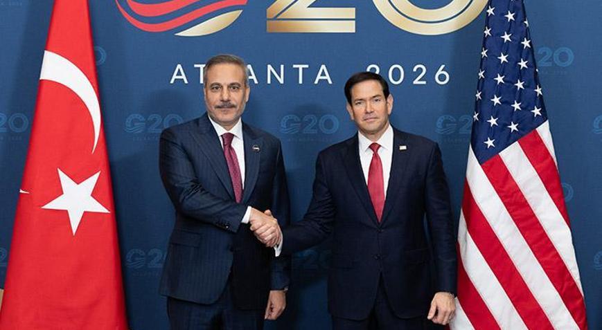 Atlantada kritik temas Dışişleri Bakanı Hakan Fidan ve ABDli mevkidaşı Marco Rubio ile görüştü