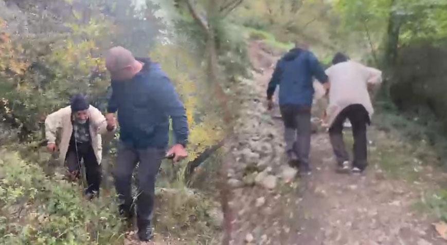 İnsanlardan uzaklaşıp Uludağda mağarada yaşıyordu 83 yaşındaki babasından sürpriz ziyaret