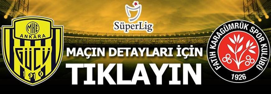 MKE Ankaragücü-Fatih Karagümrük: 2-2