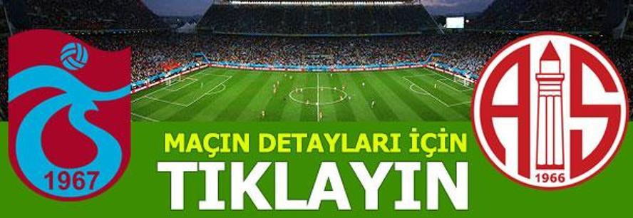 Trabzonspor-Antalyaspor: 2-2