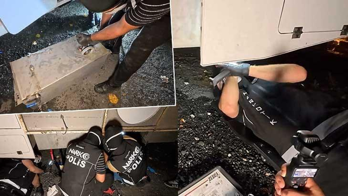 İstanbul'da karavan içinde uyuşturucu imalathanesi: 213 kilogram ele geçirildi